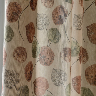 Le Rideau Feuille de Eucalyptus Moment Marron 5