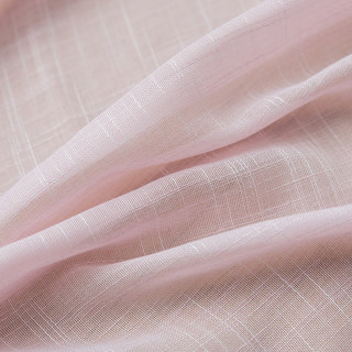 Une touche de soleil Rideau en Voile Rose