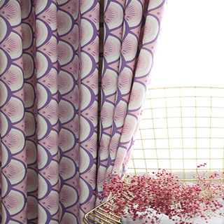 Bonjour Sunshine Moderne Art Déco Rose Rideau Floral