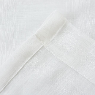 Roma Rayures Grille Texturées Voilages Blancs Voiles Rideaux 6