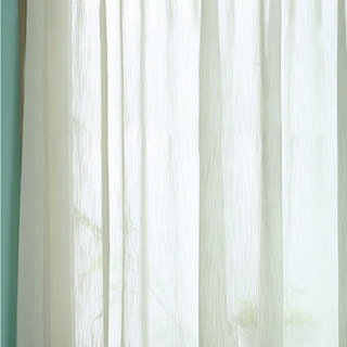 Soie Cascade Crème Chiffon Rideau Voile