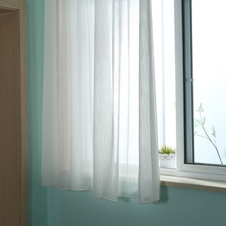 Soie Cascade Blanc Chiffon Rideau Voile 4