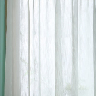 Soie Cascade Blanc Chiffon Rideau Voile 2