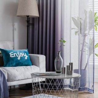 Le Parfait Mélange Rideau Dégradé Violet 2