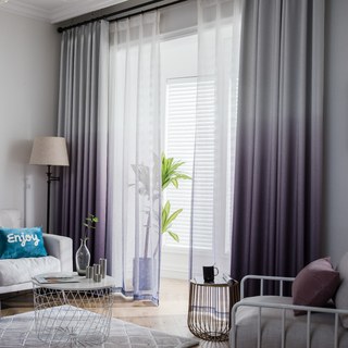 Le Parfait Mélange Rideau Dégradé Violet