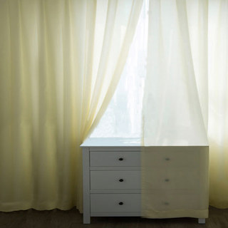 Crème tactile satinée Rideau voilé texturé 2