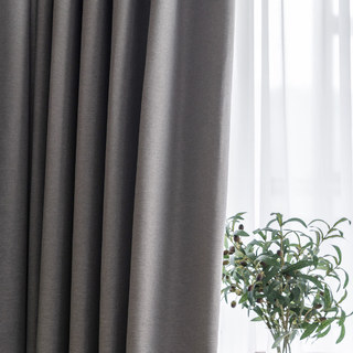 Herringbone Gris Rideau 100% Occultant
