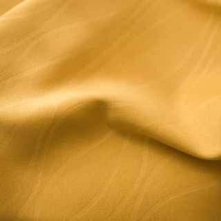 Rideaux occultants super épais à vagues ondulées jaune citron 12