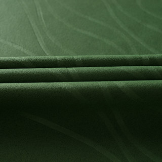 Rideaux occultants vert olive super épais à vagues ondulées 17