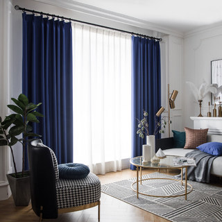 Rideau noir bleu marine Superthick 3