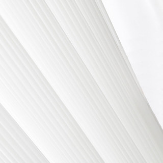 Rayons de soleil Bold blanc rayé Rideau 6