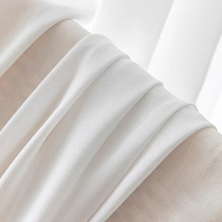 Grace Texturé Ivoire Blanc Rideau Voile Lourd 8