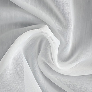 Scandinavian Blanc Rideau Voile de Coton Doux