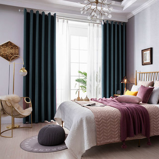 Pine Valley Denim Bleu Marine Rideau Occultant 4