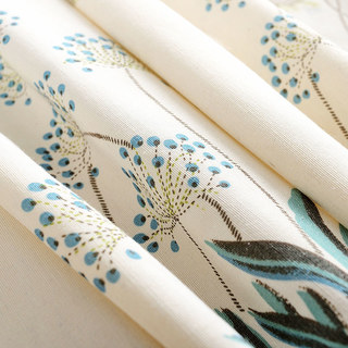 Springfield Turquoise et Vert Imprimé Floral Rideaux 3