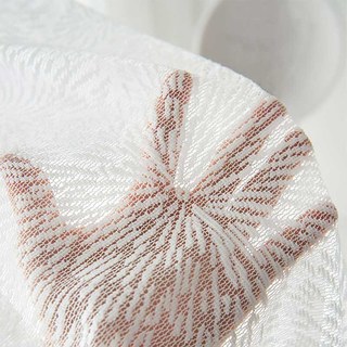 Feux d'artifice Côte d'Ivoire Blanc Dentelle Net Rideau 4