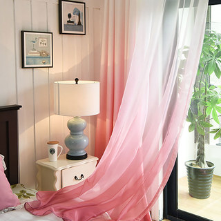 Candy Land Ombre Rose Rideau Voile