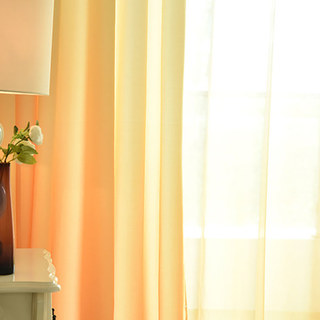 Candy Land Ombre Jaune Rideau Voile 2