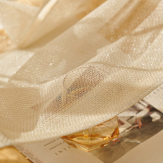 Golden Pond Crème Champagne Voilage Scintillant à Paillettes 2