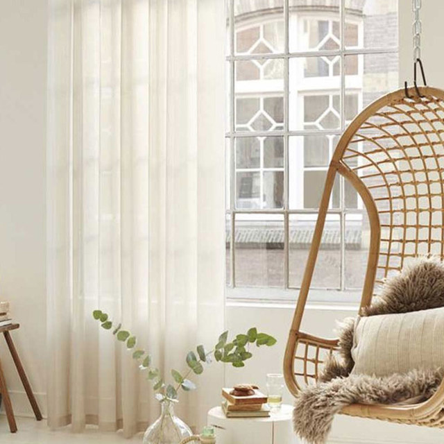 Daytime Textured Weaves Vanilla White Sheer Voile Curtain
Rideaux Voile Sheer Texturé Vanilla White pour le Jour 1