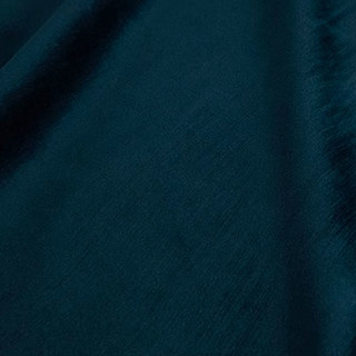 Rideaux de velours bleu encre fin 4