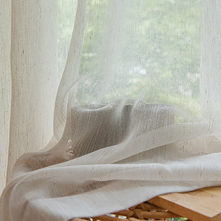 Double Cross Linen Style Mesh Net Curtain
Double croisé style lin maille rideau voilage 2