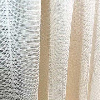 Reef Ripple Ombre Jaune Rideau Voile 3