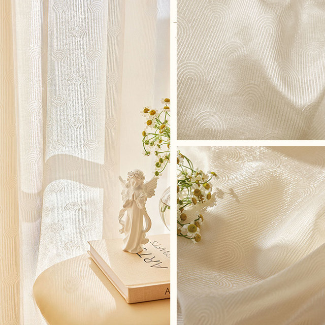 Rolling Hills Art Déco Voilages Chatoyants Or Champagne 1