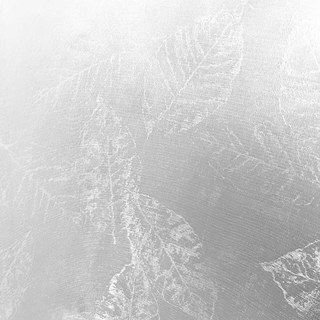 Feuilles Scintillantes Rideau Voile Ivoire Blanc