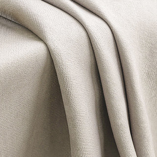 Smart Space Double Sided Beige Cream Vegan Suede Rideaux 3