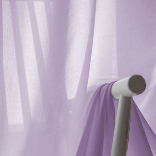 Douce Brise Violet Lilas Rideau Voile Chiffon 3