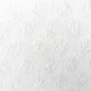 Feuillage Éthéré Luxe Jacquard Ivoire Blanc Rideaux Voile à Motifs Géométriques 5