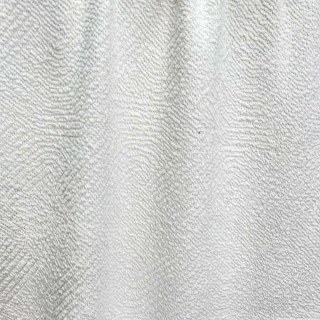 Tissu chuchotant tissé géométrique ivoire blanc lourd en chenille de laine rideau 3