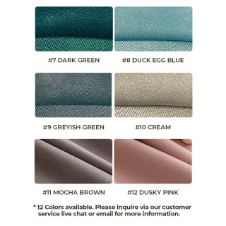 Smart Space Double Sided Silver Vegan Suede Rideaux 6