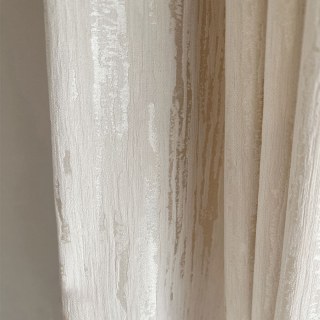 Silken Dune Crème Texturé Chenille Rideau Blanc Cassé
