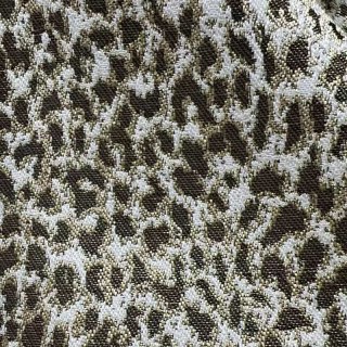Leopard Spot Luxury Jacquard Or Brun Rideaux Imprimé Animal