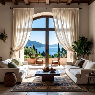 Provencal Style Pure Flax Linen Ivory White Heavy Semi Sheer Curtain
Provencal Style Pure Flax Linen Ivoire Blanc Lourd Semi-Transparent Rideau 2