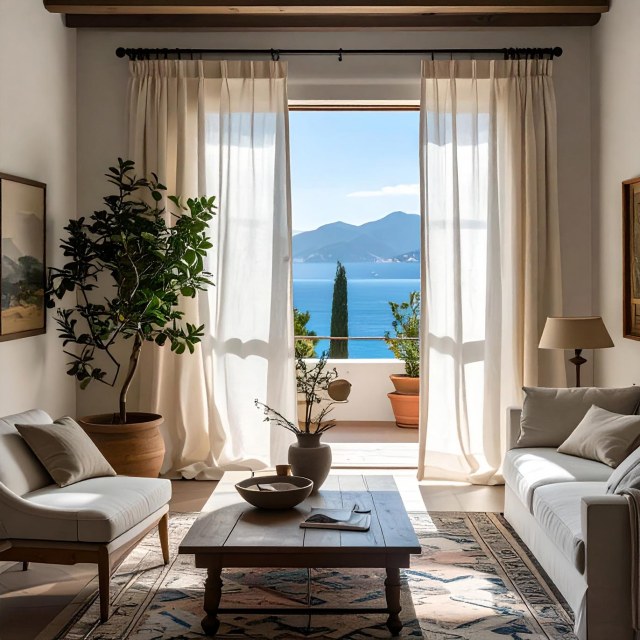 Provencal Style Pure Flax Linen Ivory White Heavy Semi Sheer Curtain
Provencal Style Pure Flax Linen Ivoire Blanc Lourd Semi-Transparent Rideau 1