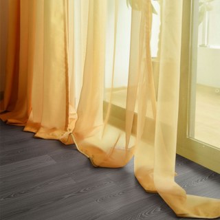 Candy Land Ombre Jaune Rideau Voile 4