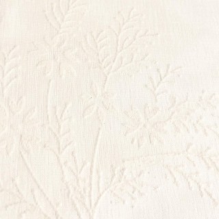 Crème d'ivoire de fleur de givre 3D Puff Paint Floral Voile Rideau 6