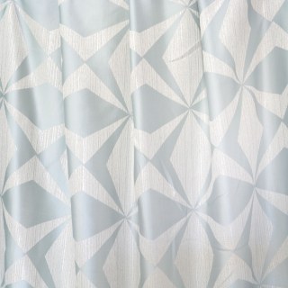 Pinwheel Prism Rideaux géométriques bleu œuf de canard style Mid Century Modern 8