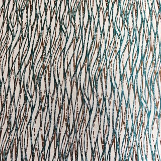 Tissu Drift Abstract Rideaux géométriques de tés avec Accents d'or métallisé 6