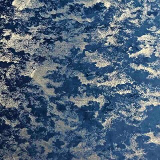 Enigma Sheen Bleu Bleu Gilded Rideaux de velours 5