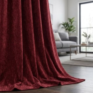 Luxury Red Burgundy Colour Chenille Curtain
Luxury Bourgogne Couleur Chenille Rideau