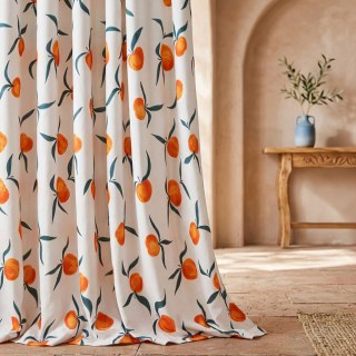 Le Rideau Orange Le Plus Joyeux, Style Lin 4