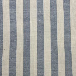 Tissage côtier Haze Bleu Linge rayé Rideaux de coton
