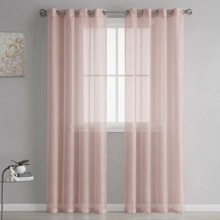 Luxe Pale Rose Poudré Rideau Voile