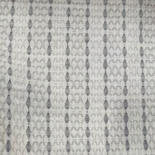 Raffia Lattice Gris Linge naturel Rideaux de coton 4