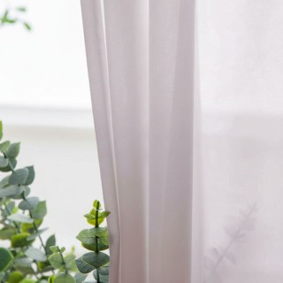 Douce Brise Pastel Gris Chiffon Voile Transparent Rideau