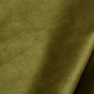 Fine Olive Green Velvet Curtain 4